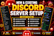 create design your custom discord server with bots and automation discord server