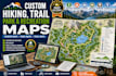 create custom hiking trail park and recreation maps