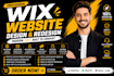 setup wix website, build wix website design, wix online store, wix studio