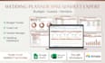 create wedding planner spreadsheet, wedding budget planner, wedding google sheet