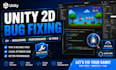develop and fix your unity 2d game professionally
