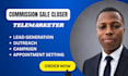 be commision base lead generation high ticket  sales closer