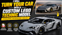 turn your car into a custom lego technic model