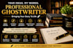 do book and ebook writing, editing, non fiction, fiction and ghost book writing