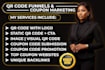 build dynamic qr code coupon marketing funnels and promo code submission