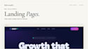 design and hand code a fast, modern landing page