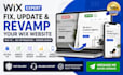 update wix website, fix wix, wix website revamp wix bug fix wix SEO optimization
