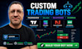 develop tradingview alert bot, solana bot, ninjatrader bot, 3commas scalping bot