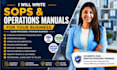 write sops and operations manuals for your business