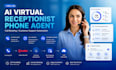 do ai virtual receptionist phone agent, call booking customer support automation
