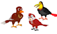 design 2d cartoon characters and background illustration