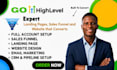 build gohighlevel website go high level funnel builder go highlevel landing page