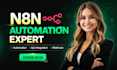 build n8n ai agent, n8n automation, ai automation or n8n workflow automation