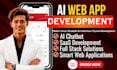 do ai web development, full stack website, ai software, ai chabot