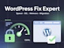 fix wordpress speed, SSL errors, malware, and site migration on siteground