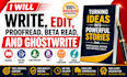 write edit proofread beta read ebook ghost writer book ghost writer amazon kdp