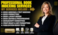 do book indexing, book formatting, book layout, text indexing, book editing