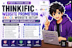 do thinkific website promotion, skool website setup, boost course enrollments