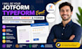be your jotform typeform expert, design quiz, survey, using jotform, typeform