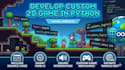 develop a 2d custom game in python using pygame