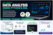 perform data analysis using python and sql