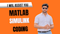 do your matlab programming, simulink, control system and gui projects