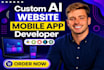 do ai saas app ai agent ai website and ai chatbot