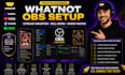 setup whatnot vertical stream for auctions or sport with obs