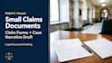 prepare your small claims court documents and claim form