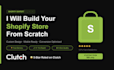 build, design, and develop your complete shopify store from scratch
