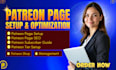 create and optimize your patreon for more paying members