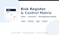 prepare a risk register and control matrix