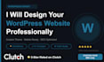 create wordpress website design and development