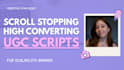 write authentic high converting ugc video ad scripts for your dtc brand