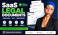 draft saas agreement, eula, software license agreement, privacy policy, tos