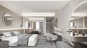 turn flat layout into photorealistic 3d visual, apartment house interior render