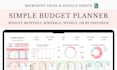 design custom excel budget template spreadsheet annual finance google sheet