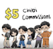 do cheap full body chibi