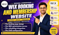 setup wix booking website membership website online course subscription website