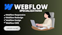 design or redesign a responsive webflow website with professional cms setup