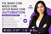 setup make com automation, fix make scenario, made com, make com
