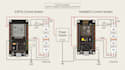 develop esp32, nodemcu and addressable led control systems