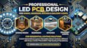do led pcb design for dining, bedroom, kitchen and balcony lights