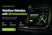 build webflow website interactive 3d animated webflow website 3d shopify