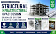 provide structural infrastructural hvac design drainage system septic tank