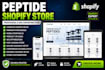 build a professional peptide shopify store for your brand