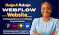 webflow website design, redesign webflow or fix webflow website figma to webflow