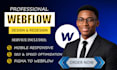 build a webflow website, cms or landing page