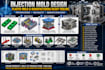 design injection mold plastic mold and manufacturing ready tooling