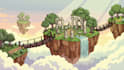 draw pixel art scene and background